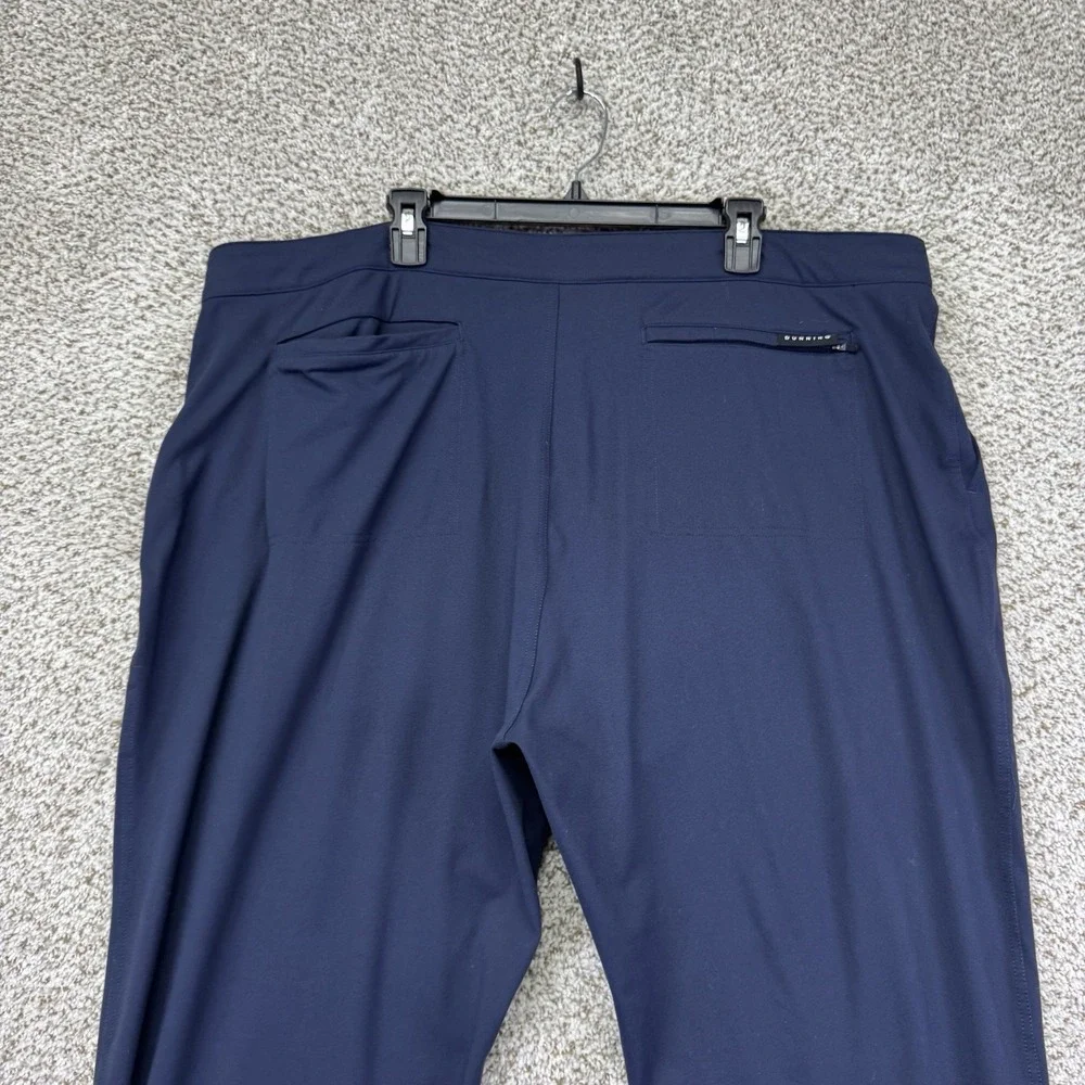 Dunning Everbest Golf Pants Men's Size XXL Navy Blue Lightweight Jogger Pockets